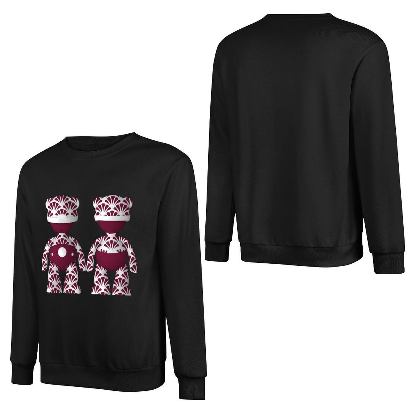 IPIB 250g Crew Neck Long Sleeve Sweatshirt Front GraphicCrew Neck Long Sleeve Sweatshirt6000096-1