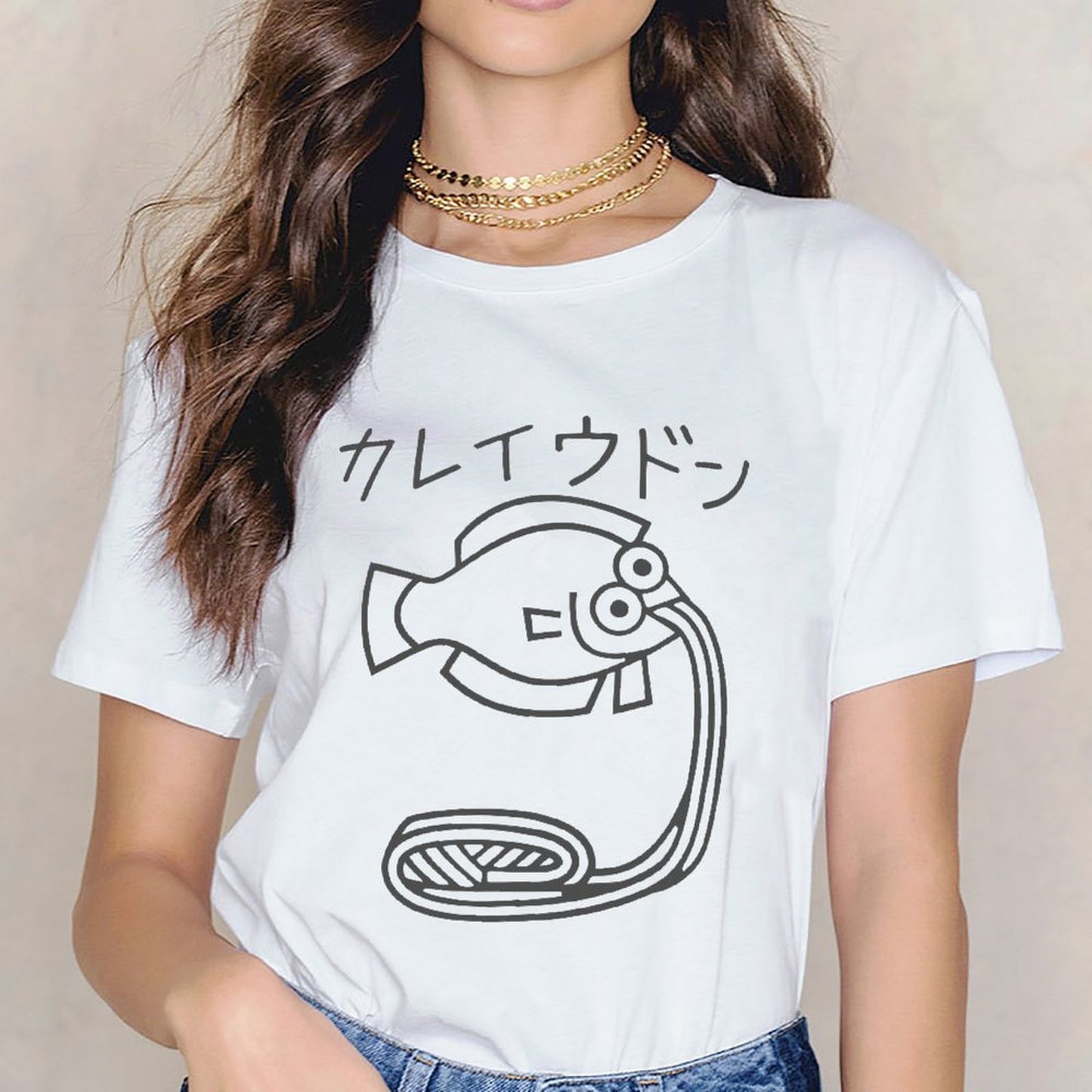 Inkmay Casual Cotton T-shirt Solid Gray Background No Pattern Prints Unisex T-shirtDaily ClassicFit T-Shirt