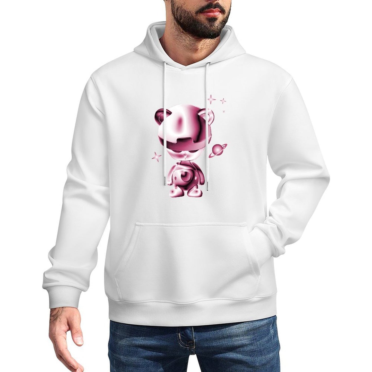 IPIB 250g Hooded Pocket Sweatshirt Front GraphicMen's Hooded  Sweatshirt6000026-5
