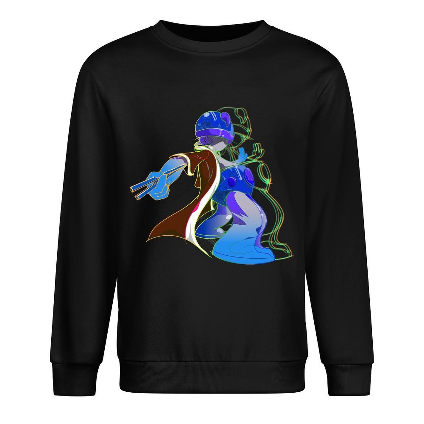 Long Sleeve With Front PatternVibrant Colors StreetFit