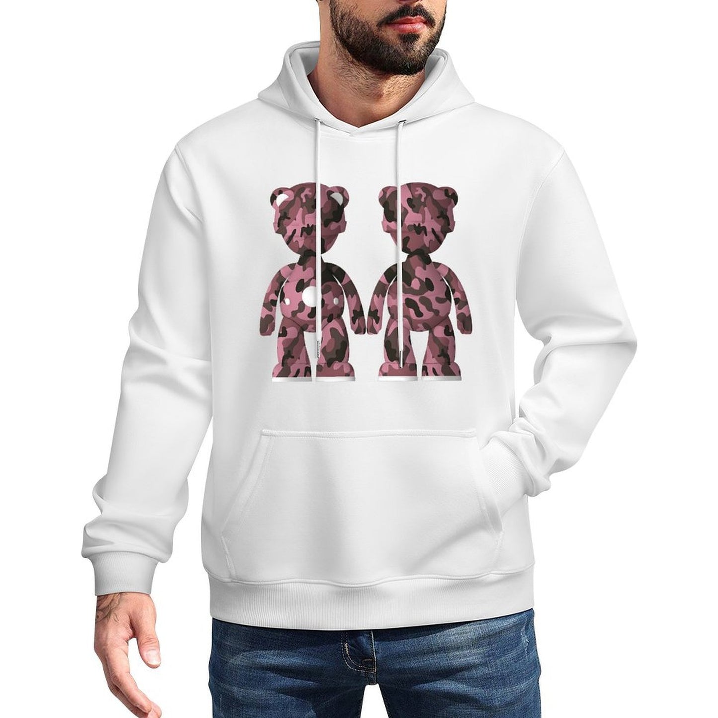 IPIB 250g Hooded Pocket Sweatshirt Front GraphicMen's Hooded  Sweatshirt6000090-1