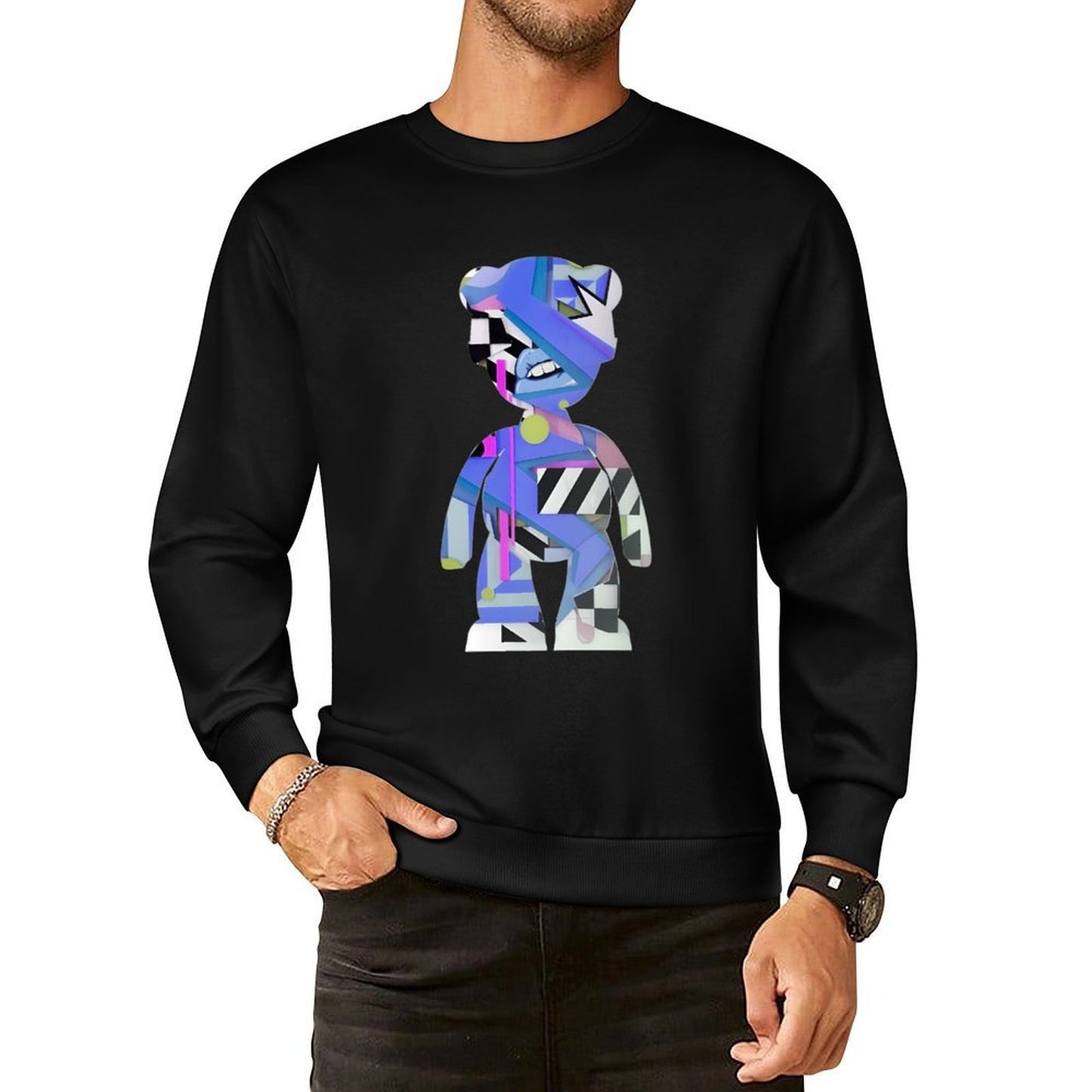 IPIB 250g Crew Neck Long Sleeve Sweatshirt Front GraphicCrew Neck Long Sleeve Sweatshirt6000138-2