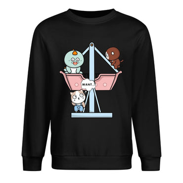 IPBR 250g Crew Neck Long Sleeve Sweatshirt Front GraphicCrew Neck Long Sleeve Sweatshirt4003836