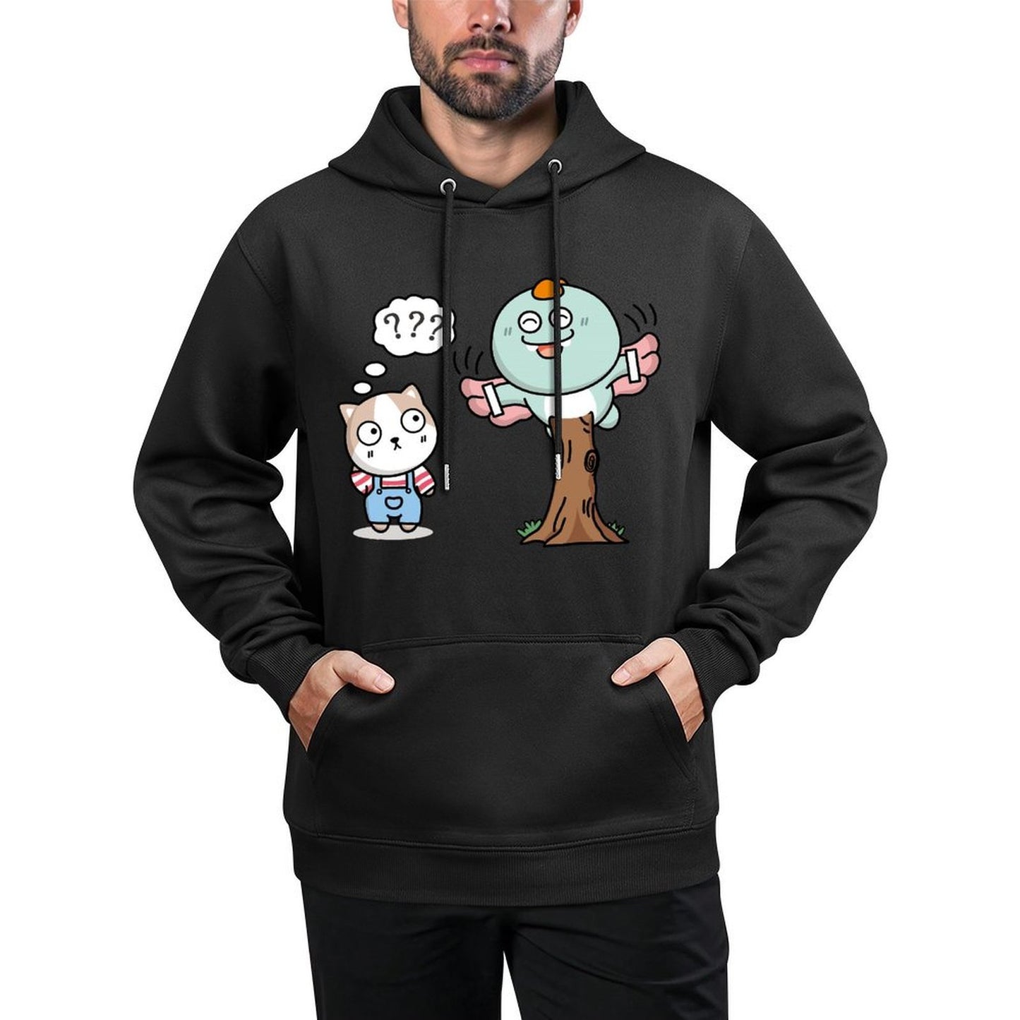 IPBR 250g Hooded Pocket Sweatshirt Front GraphicMen's Hooded  Sweatshirt4003912