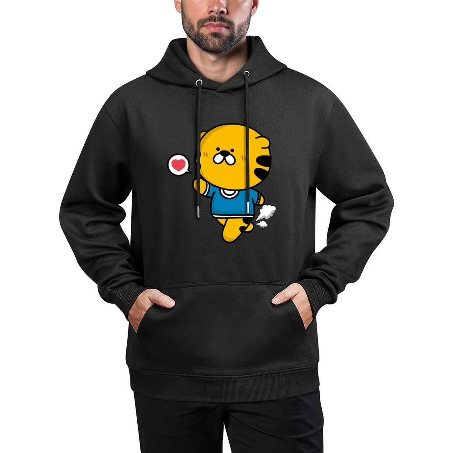 IPBR 250g Hooded Pocket Sweatshirt Front GraphicMen's Hooded  Sweatshirt4001342