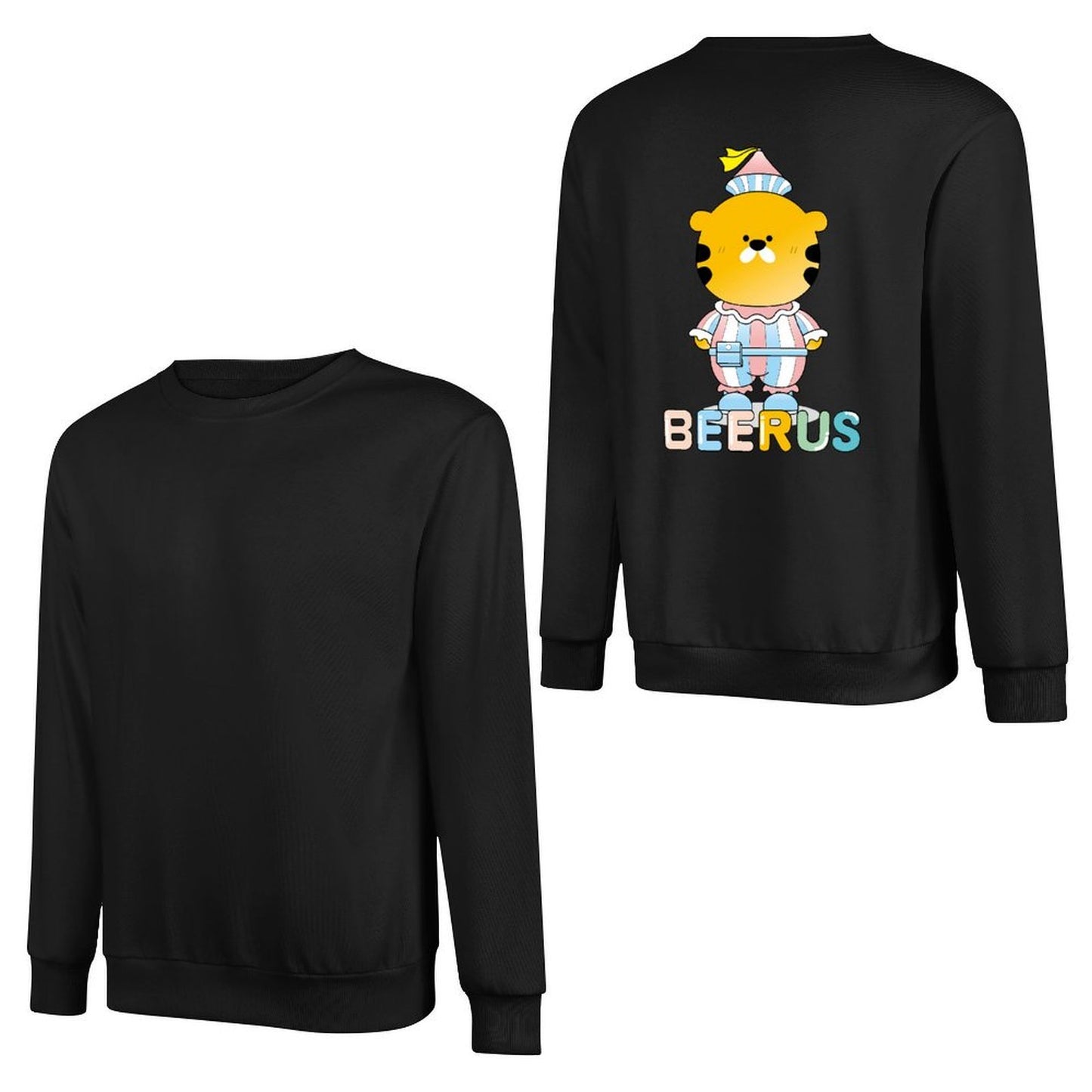 Long-sleeved crew neck sweatshirtEco-Conscious 100% Cotton Long Sleeve