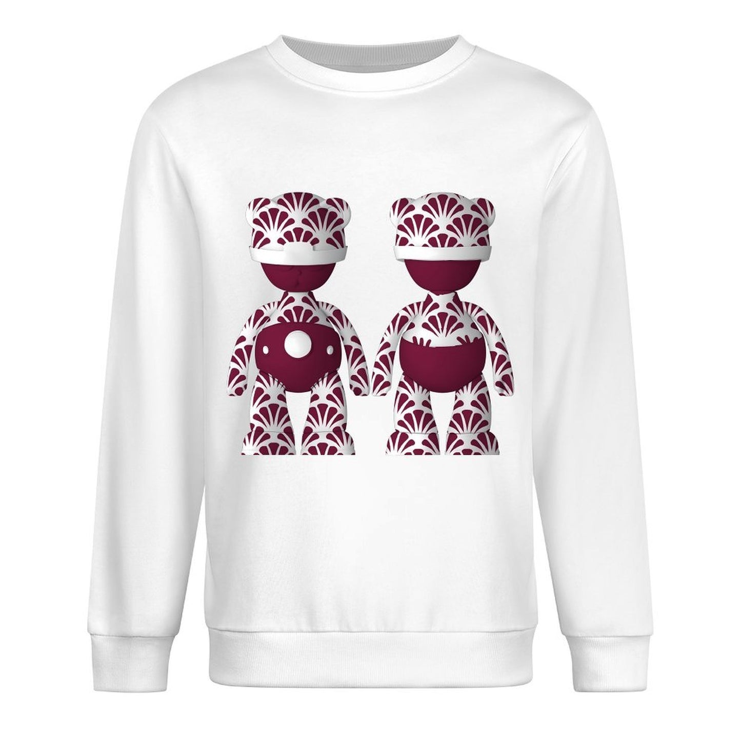 IPIB 250g Crew Neck Long Sleeve Sweatshirt Front GraphicCrew Neck Long Sleeve Sweatshirt6000096-1