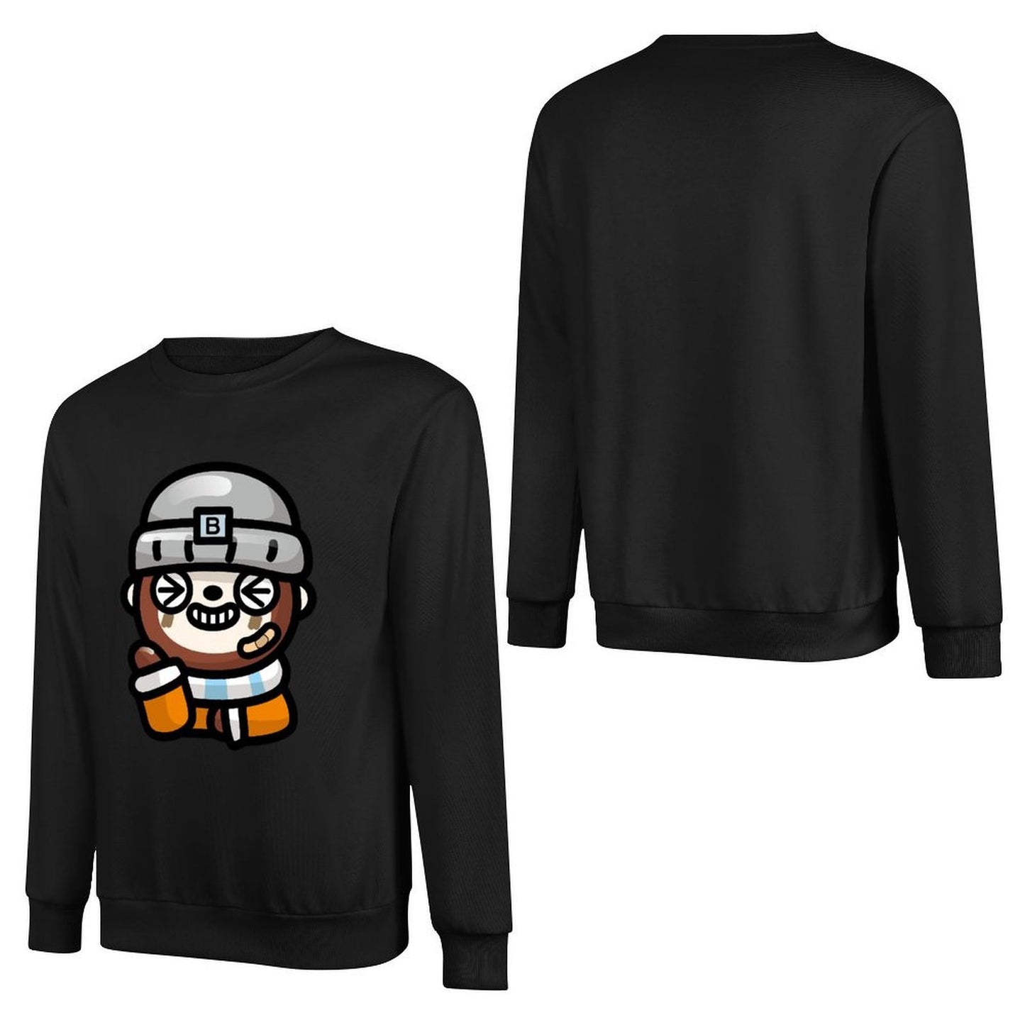 IPBR 250g Crew Neck Long Sleeve Sweatshirt Front GraphicCrew Neck Long Sleeve Sweatshirt4001044