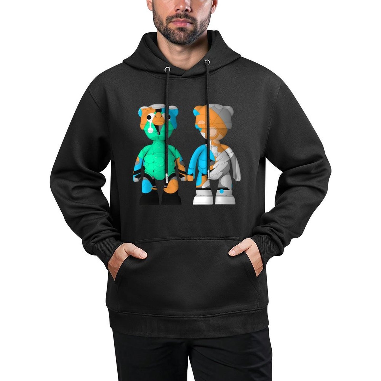 IPIB 250g Hooded Pocket Sweatshirt Front GraphicMen's Hooded  Sweatshirt6000144-7