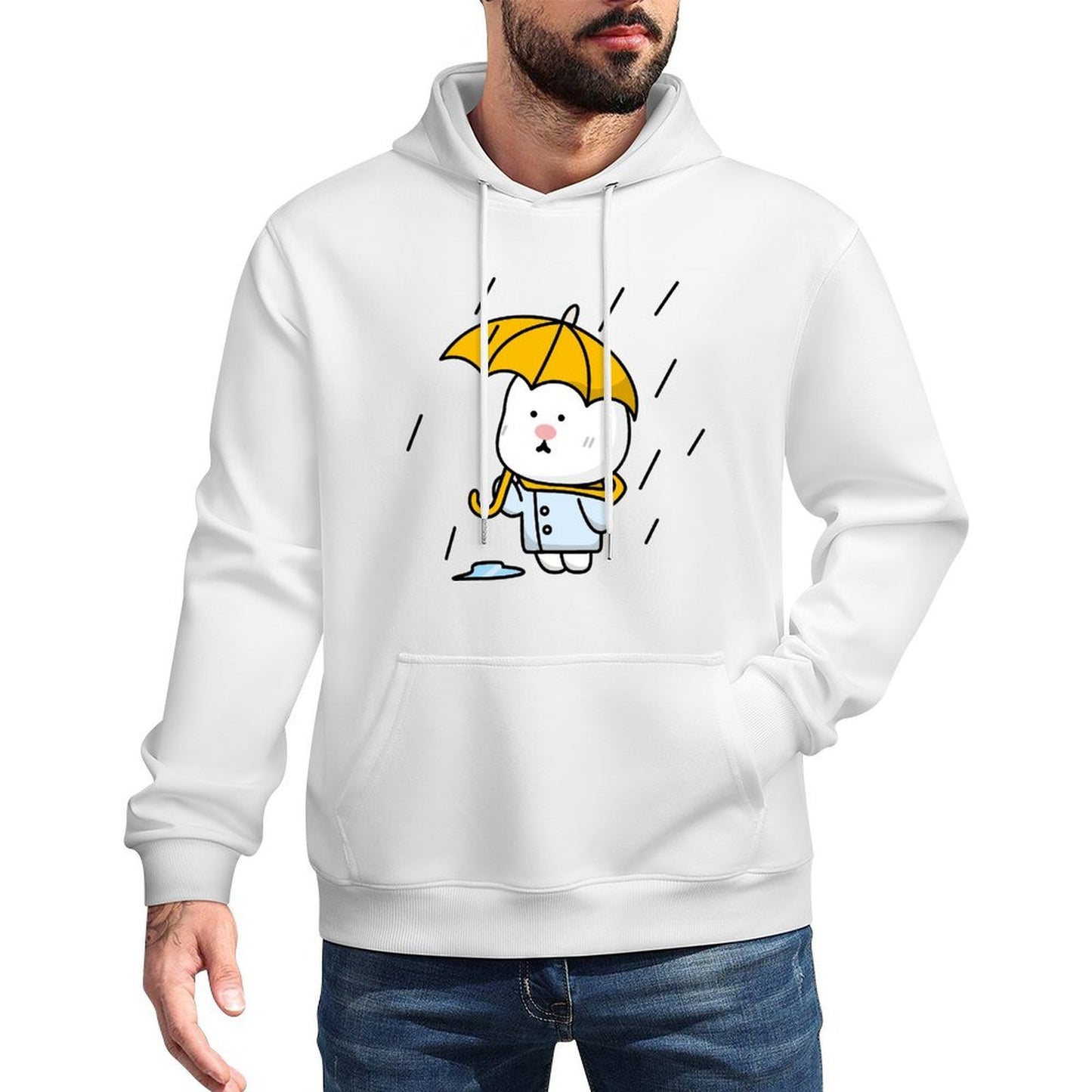 IPBR 250g Hooded Pocket Sweatshirt Front GraphicMen's Hooded  Sweatshirt4000253