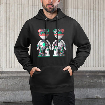 IPIB 250g Hooded Pocket Sweatshirt Front GraphicMen's Hooded  Sweatshirt6000089-5