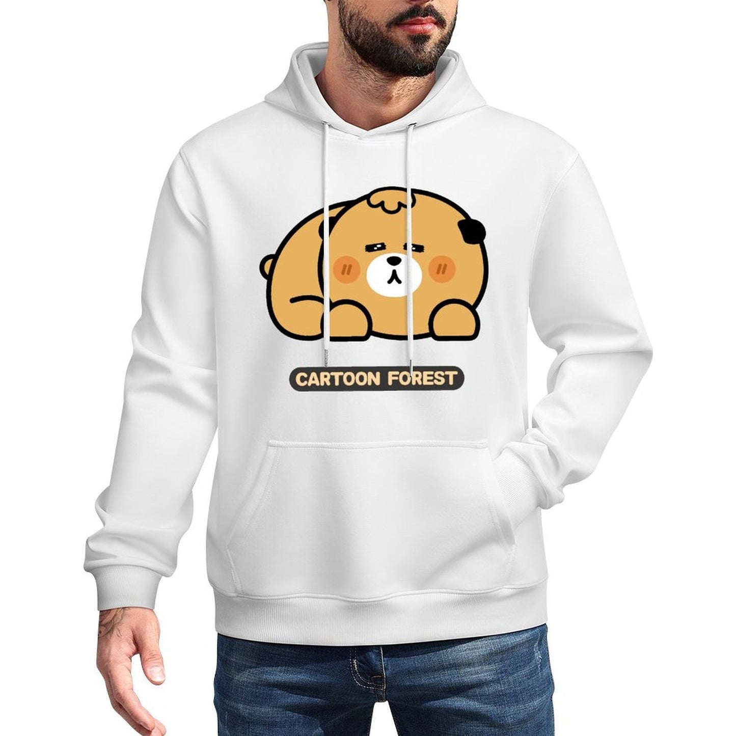 EasyWear Crew Neck Front Graphic Hoodies