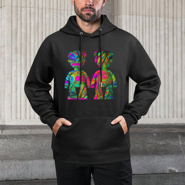 IPIB 250g Hooded Pocket Sweatshirt Front GraphicMen's Hooded  Sweatshirt6000088-2