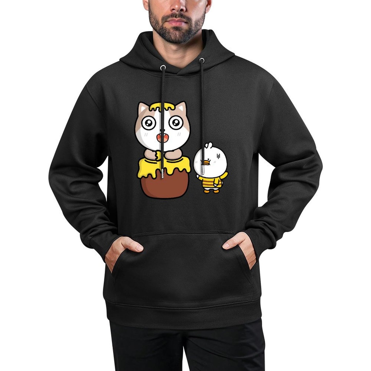 IPBR 250g Hooded Pocket Sweatshirt Front GraphicMen's Hooded  Sweatshirt4001313