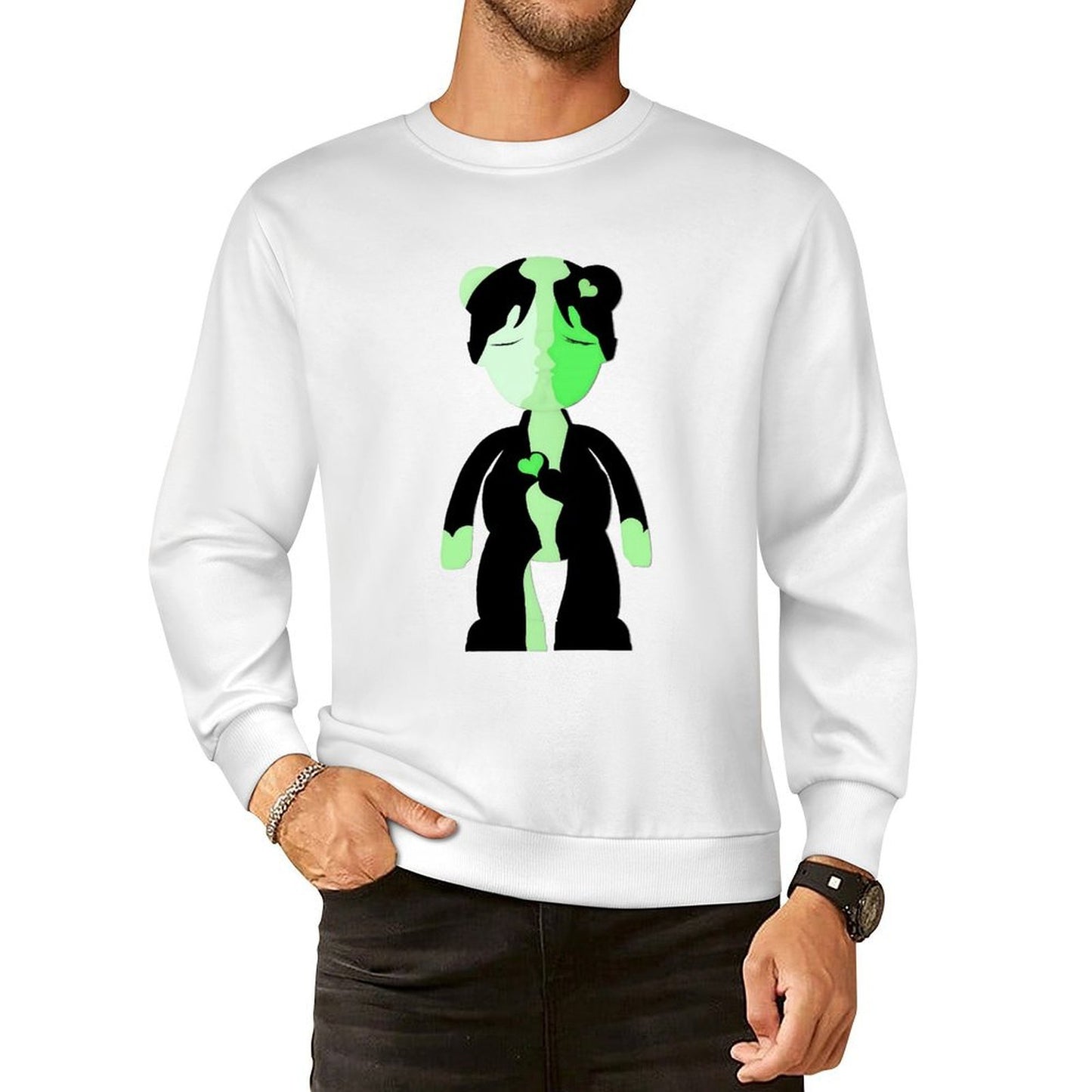 Long Sleeve With Front PatternSeamless Slim Fit
