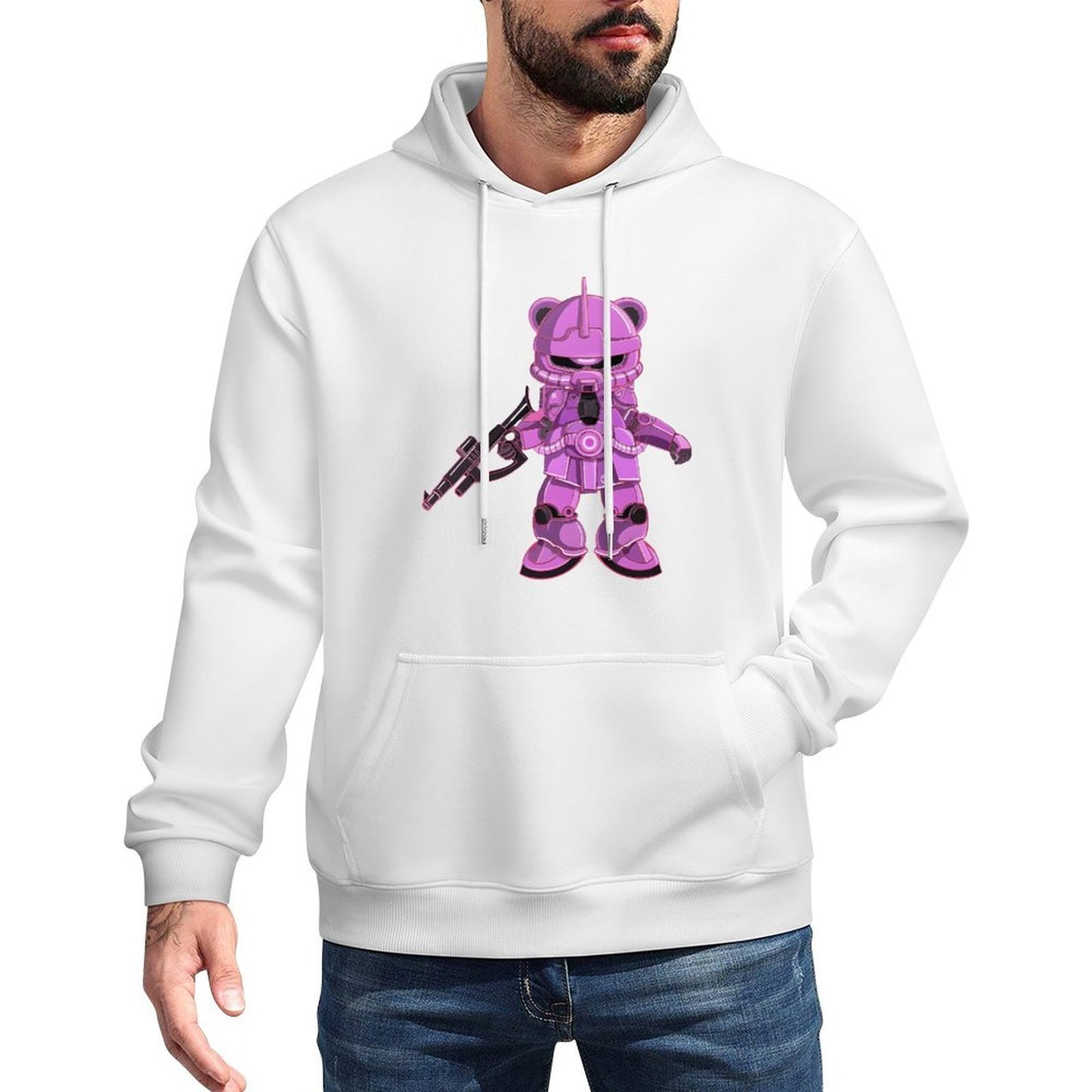 IPIB 250g Hooded Pocket Sweatshirt Front GraphicMen's Hooded  Sweatshirt6000066-5