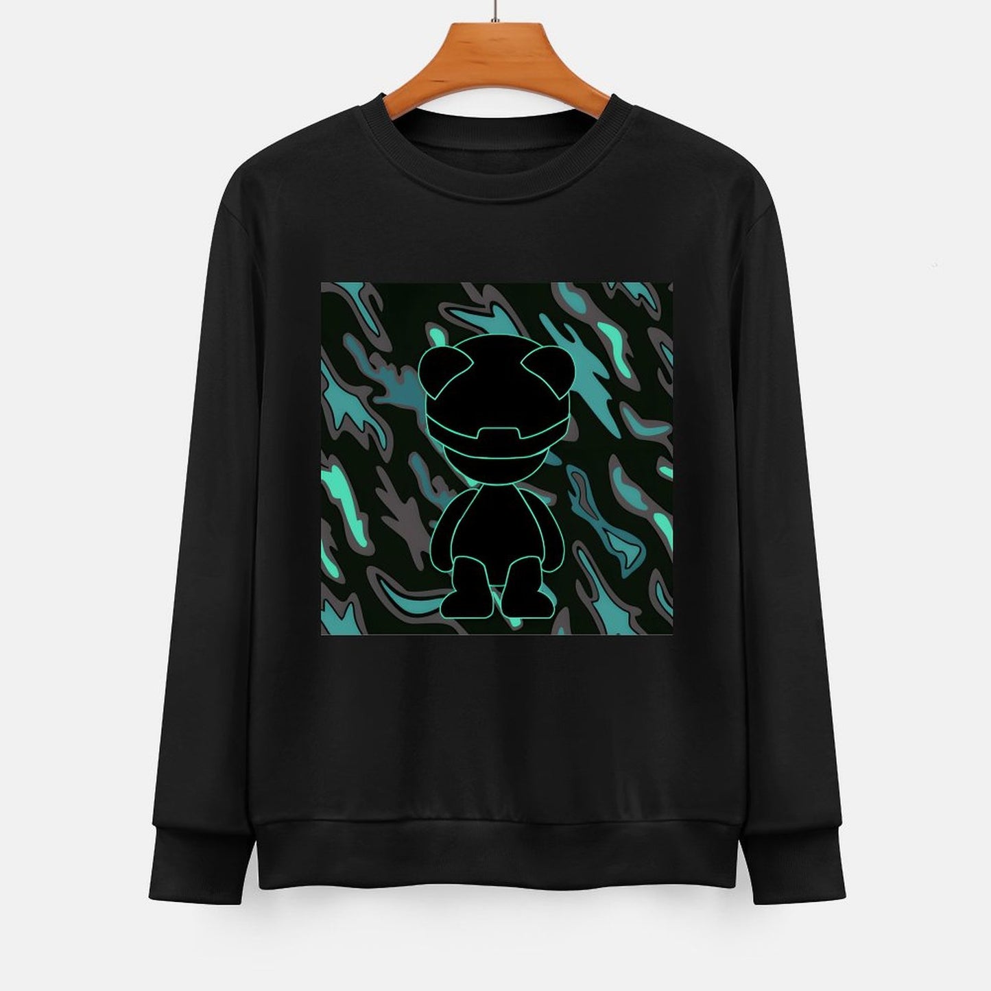 IPIB 250g Crew Neck Long Sleeve Sweatshirt Front GraphicCrew Neck Long Sleeve Sweatshirt6000023-1