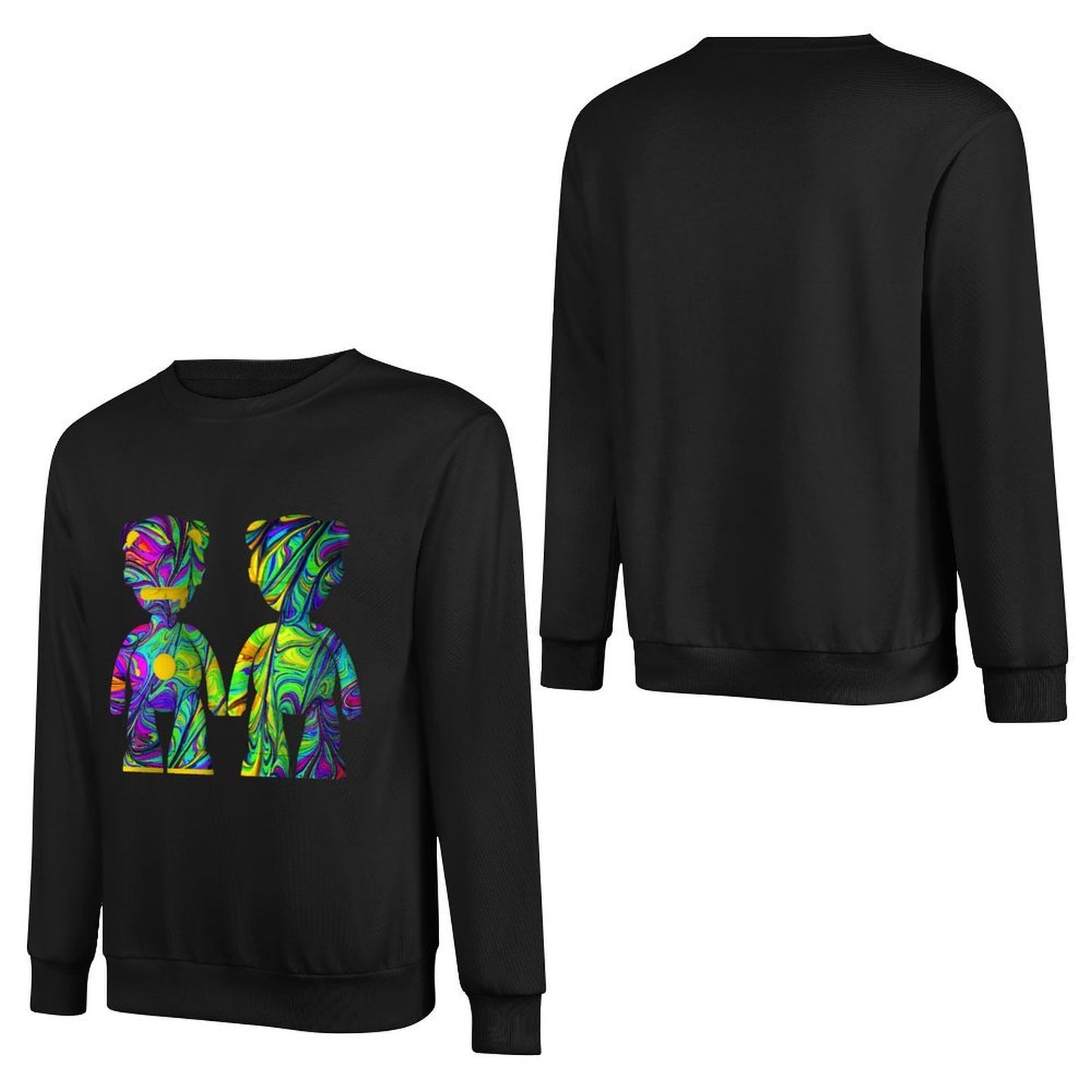 IPIB 250g Crew Neck Long Sleeve Sweatshirt Front GraphicCrew Neck Long Sleeve Sweatshirt6000088-4