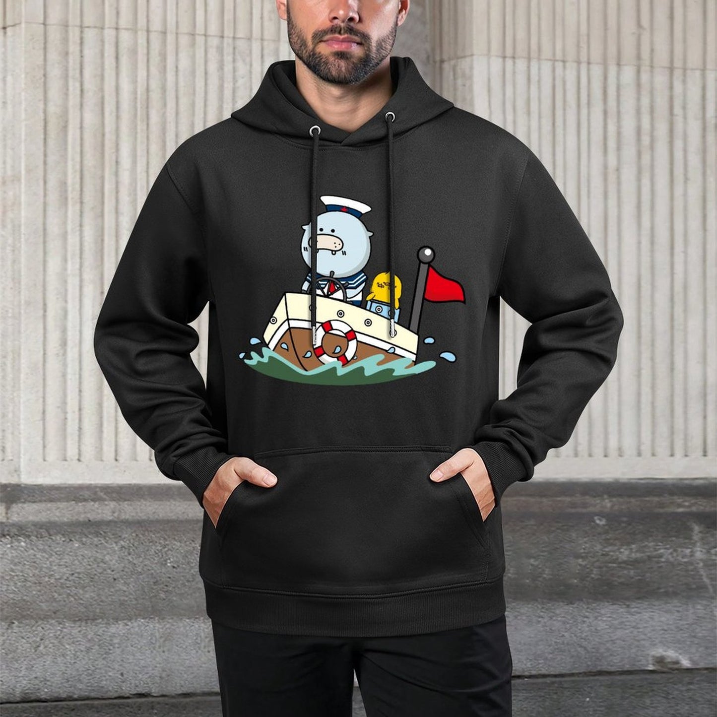 Front Graphic HoodiesSoft Logo-Ready