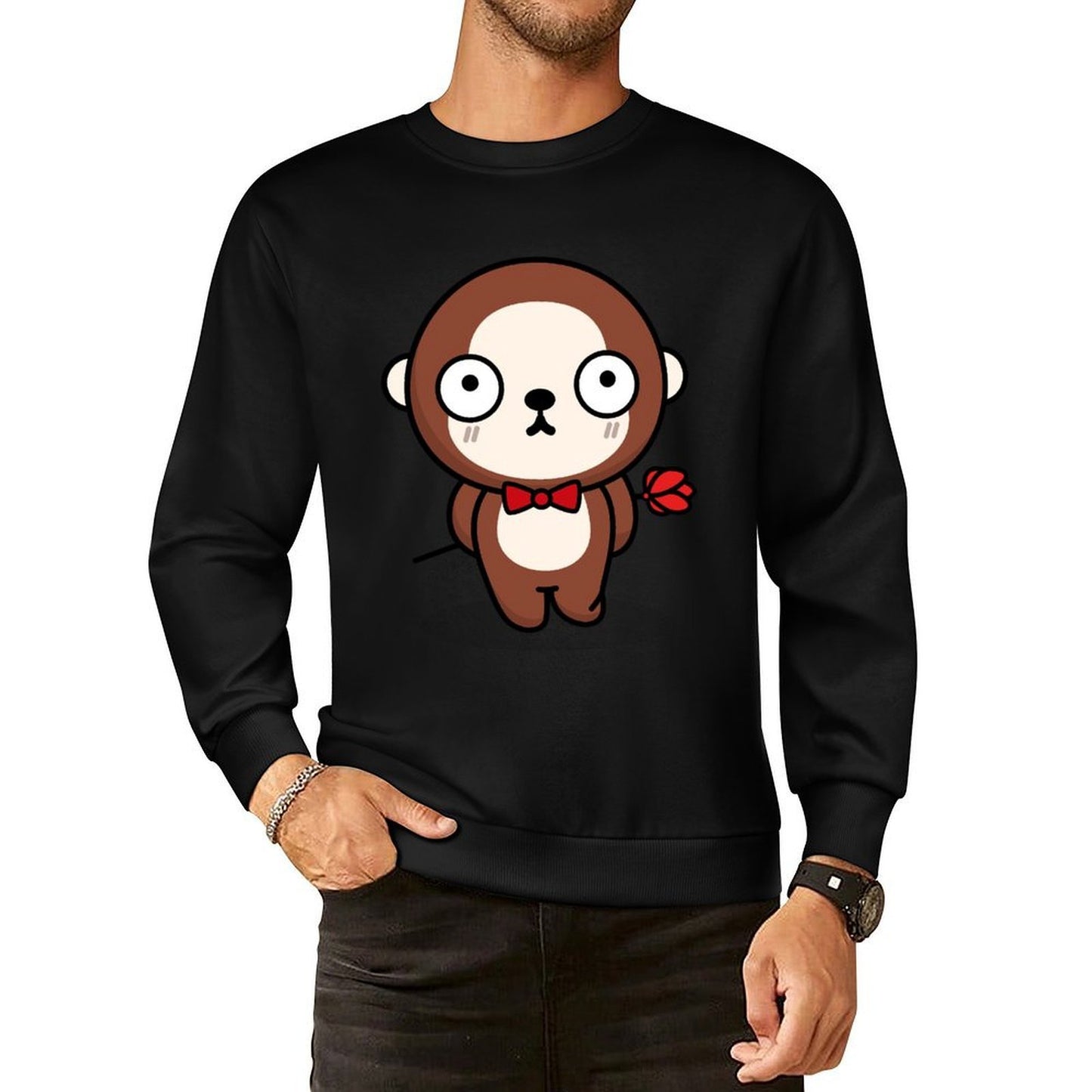 IPBR 250g Crew Neck Long Sleeve Sweatshirt Front GraphicCrew Neck Long Sleeve Sweatshirt4000221