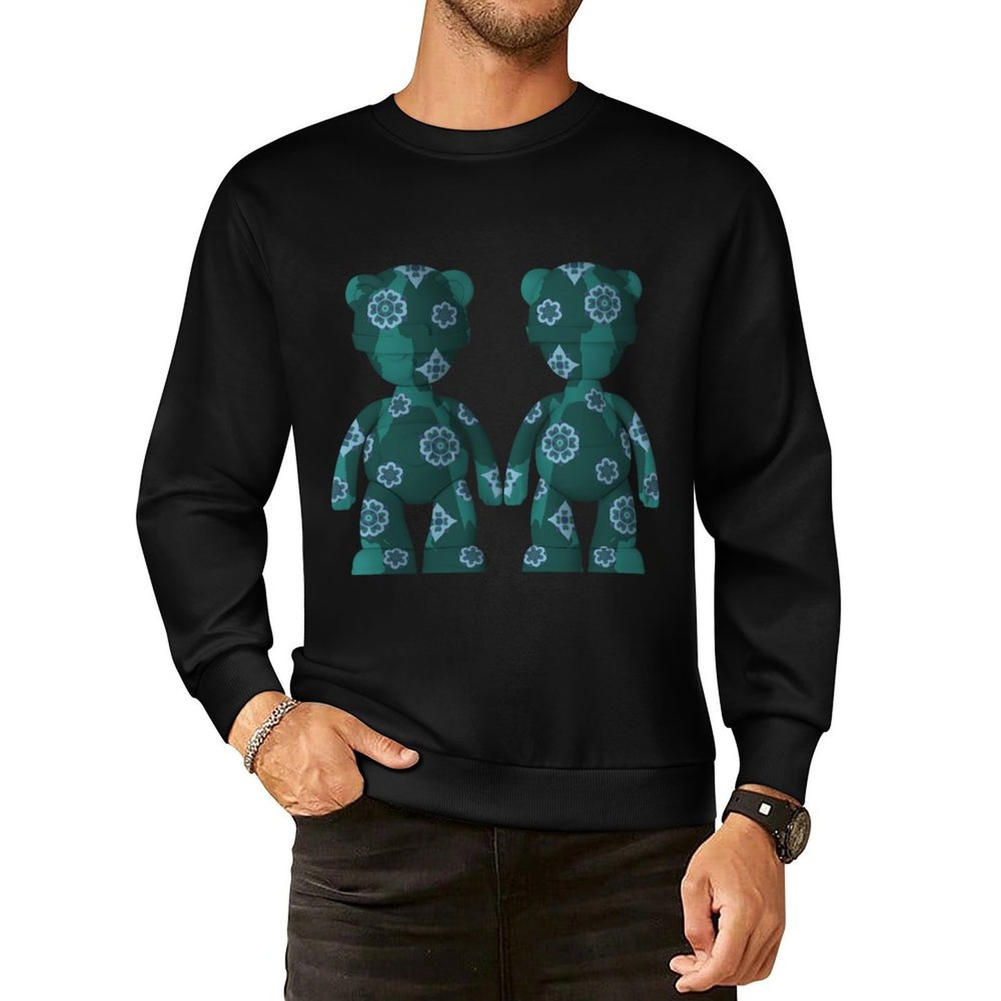 IPIB 250g Crew Neck Long Sleeve Sweatshirt Front GraphicCrew Neck Long Sleeve Sweatshirt6000091-3