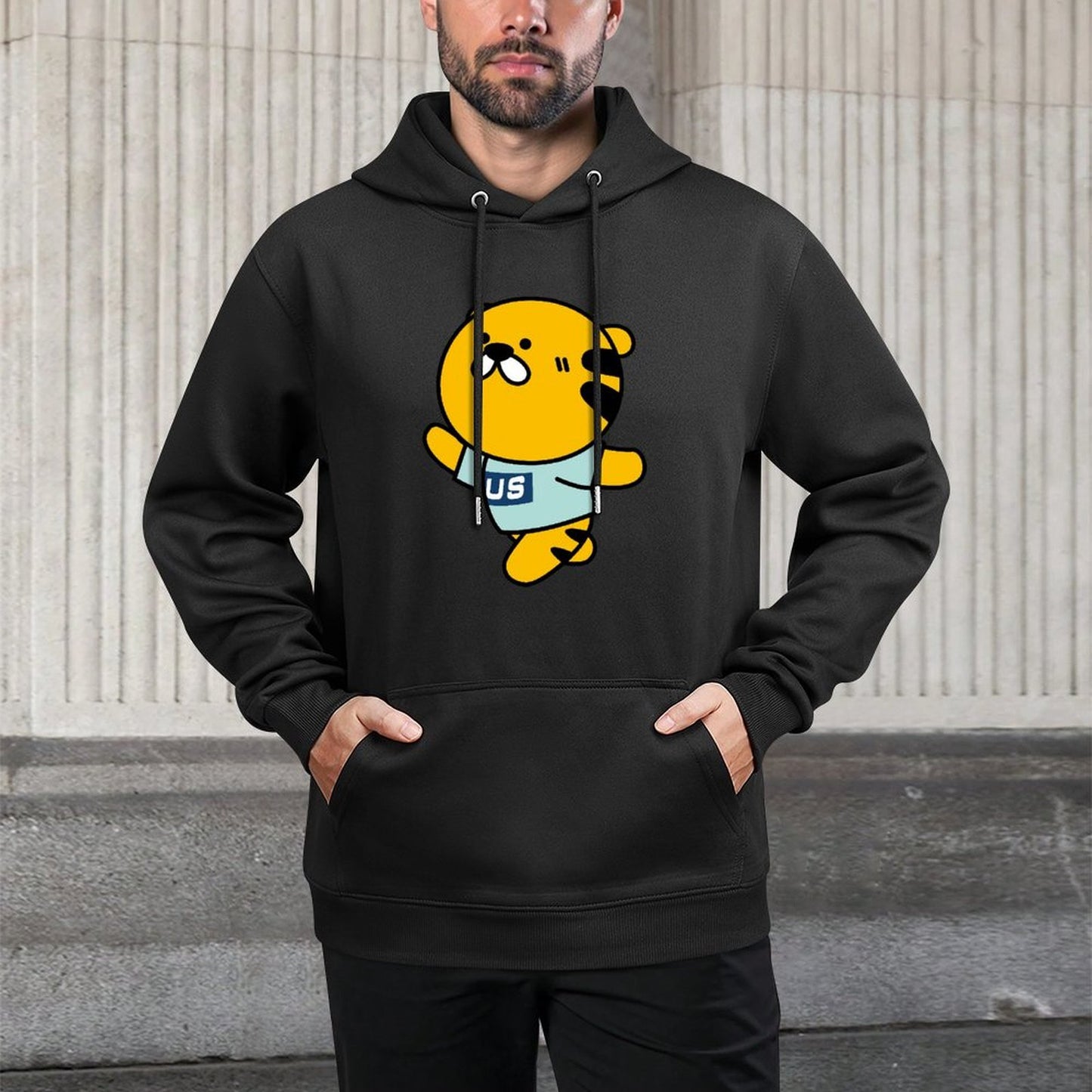 IPBR 250g Hooded Pocket Sweatshirt Front GraphicMen's Hooded  Sweatshirt4000444