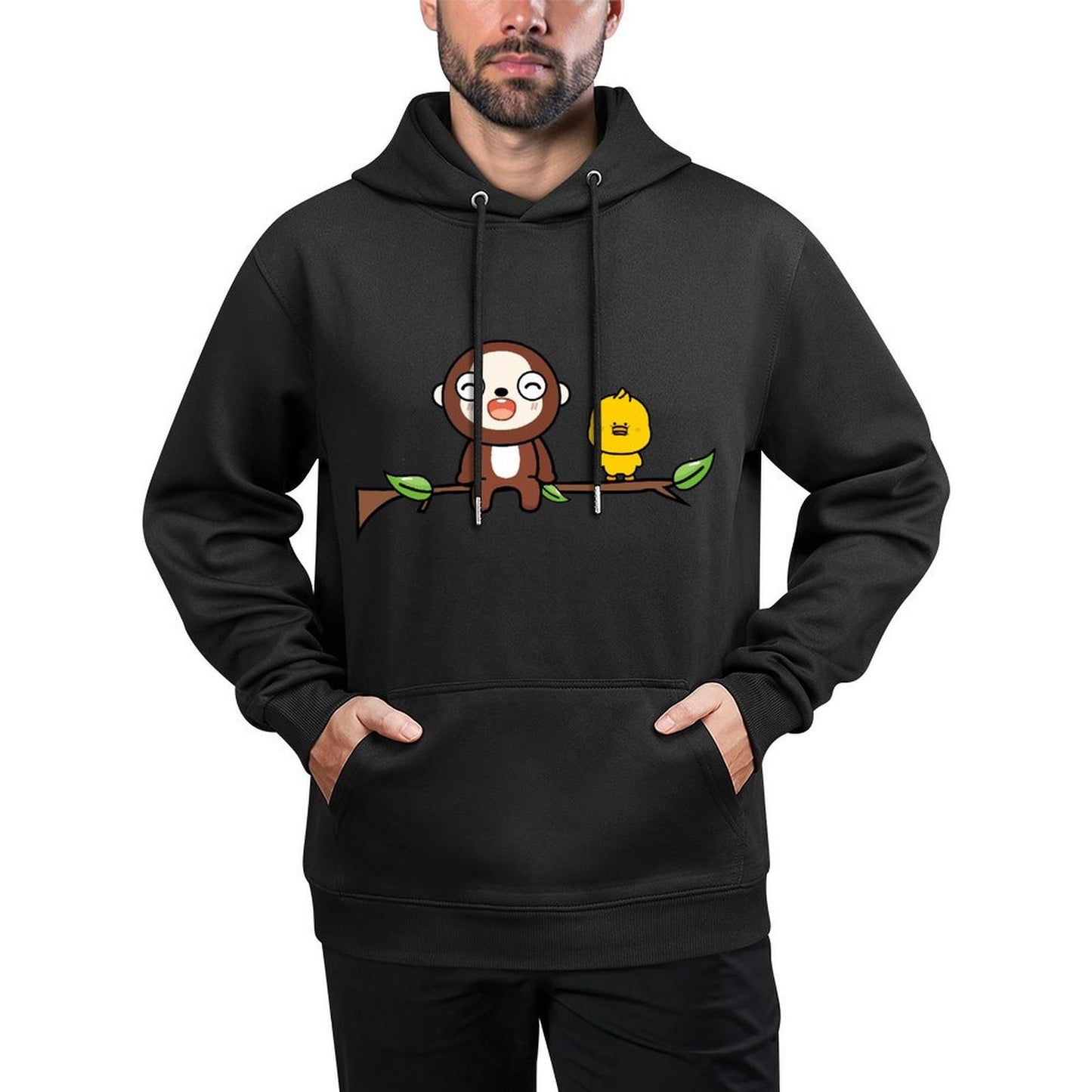 IPBR 250g Hooded Pocket Sweatshirt Front GraphicMen's Hooded  Sweatshirt4001351