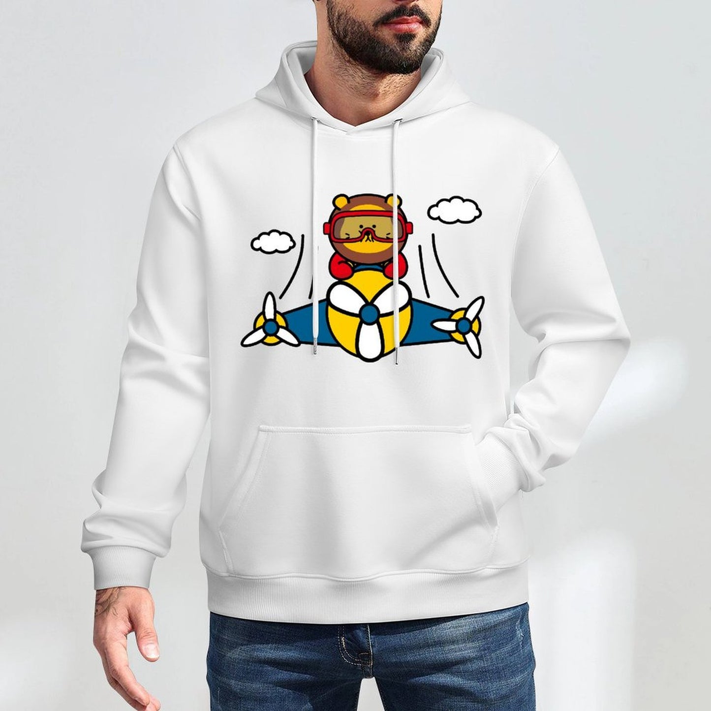 Front Graphic HoodiesBasic Regular