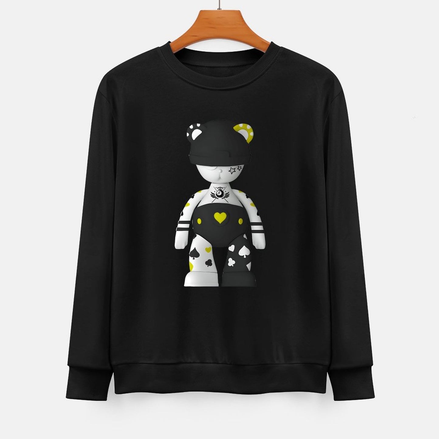 IPIB 250g Crew Neck Long Sleeve Sweatshirt Front GraphicCrew Neck Long Sleeve Sweatshirt6000108-1