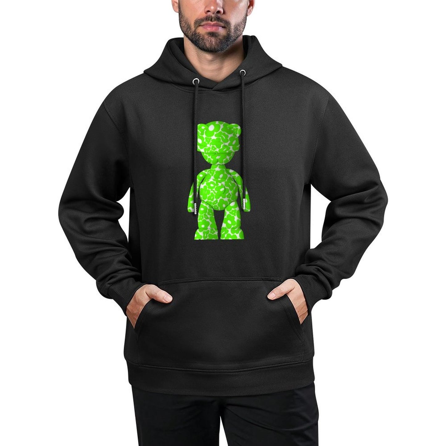 IPIB 250g Hooded Pocket Sweatshirt Front GraphicMen's Hooded  Sweatshirt6000130-1