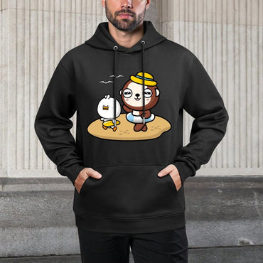 IPBR 250g Hooded Pocket Sweatshirt Front GraphicMen's Hooded  Sweatshirt4001455
