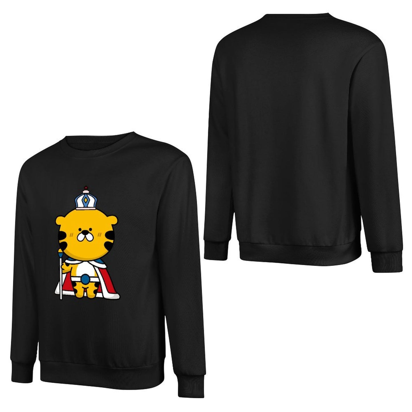 IPBR 250g Crew Neck Long Sleeve Sweatshirt Front GraphicCrew Neck Long Sleeve Sweatshirt4000005