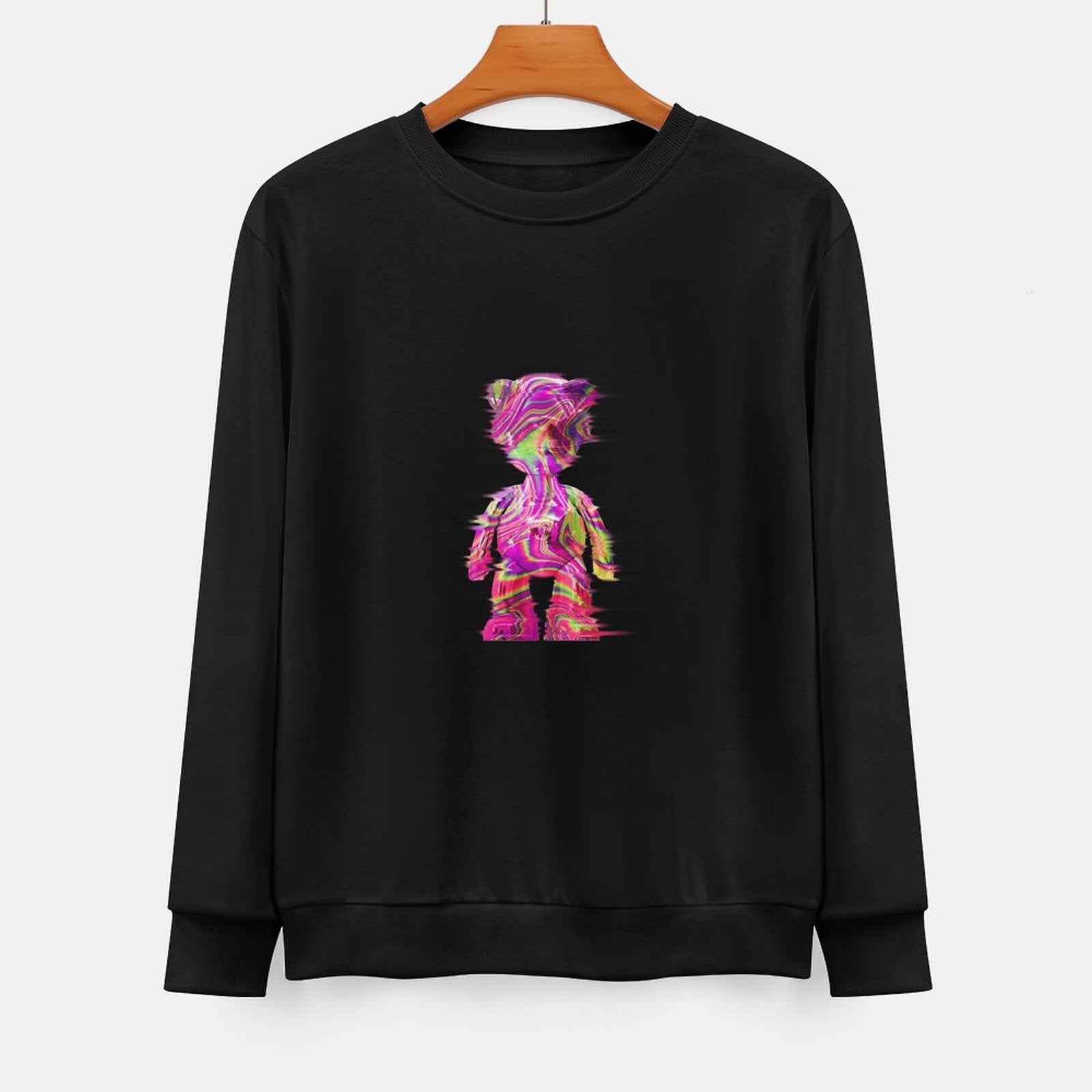 Long Sleeve With Front PatternSimple Oversized