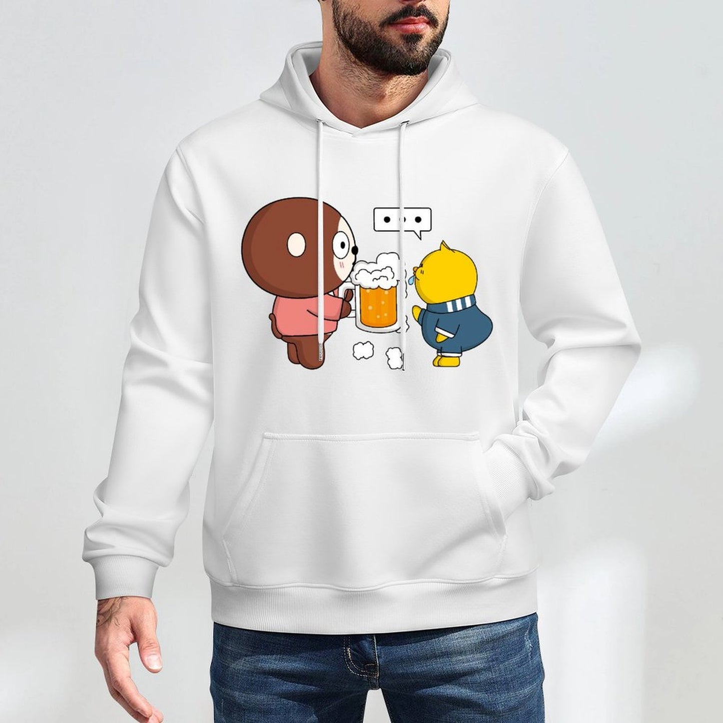 LooseFit Fitted Front Graphic Hoodies