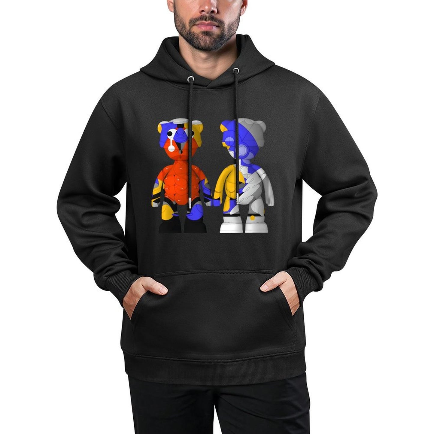 IPIB 250g Hooded Pocket Sweatshirt Front GraphicMen's Hooded  Sweatshirt6000144-5