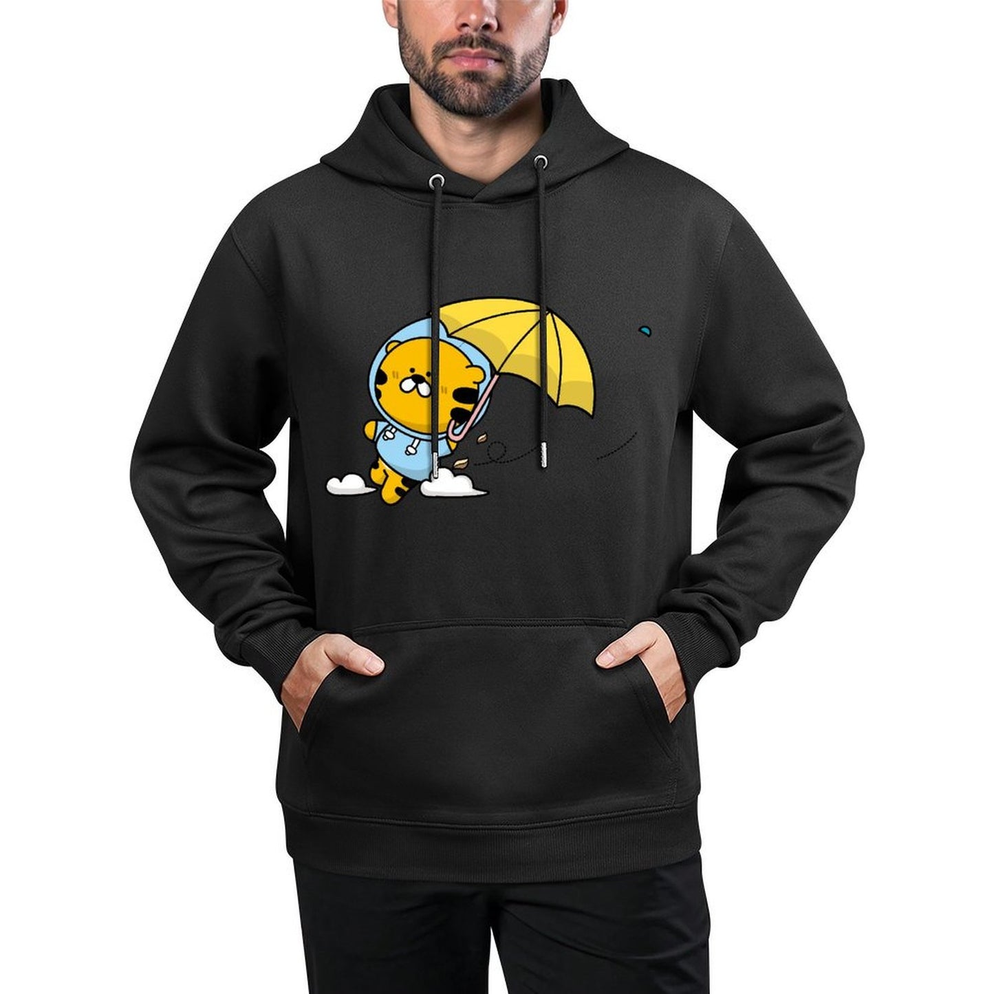 IPBR 250g Hooded Pocket Sweatshirt Front GraphicMen's Hooded  Sweatshirt4000022