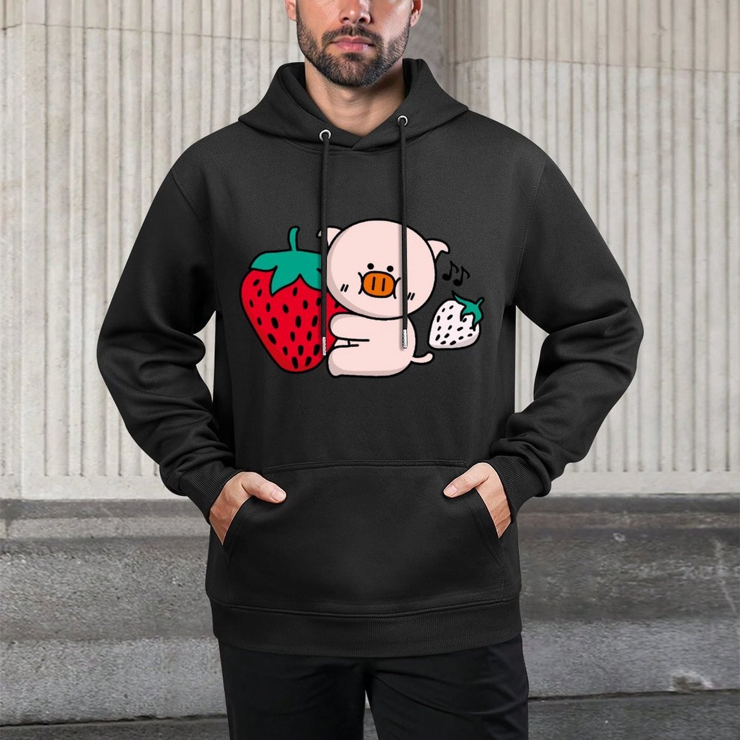 IPBR 250g Hooded Pocket Sweatshirt Front GraphicMen's Hooded  Sweatshirt4000394