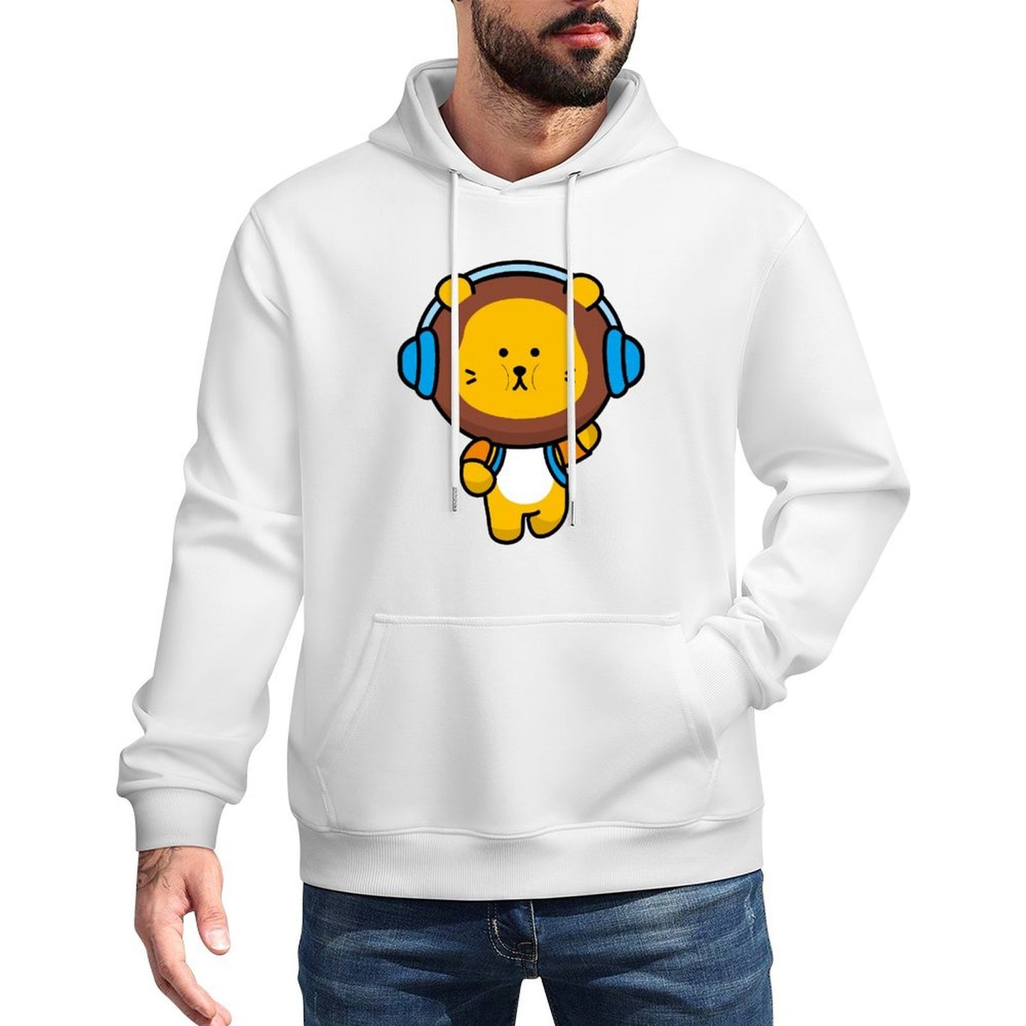 IPBR 250g Hooded Pocket Sweatshirt Front GraphicMen's Hooded  Sweatshirt4000138