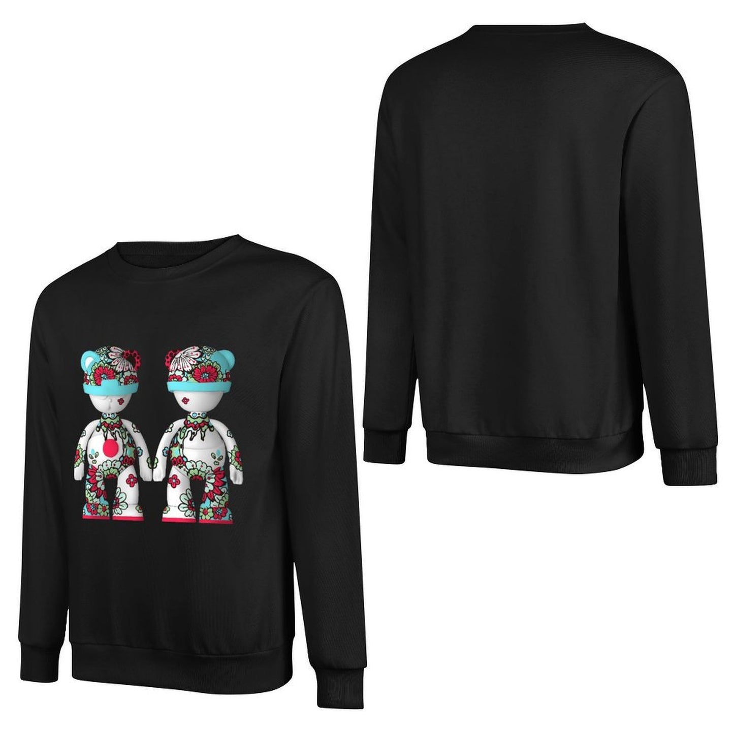 IPIB 250g Crew Neck Long Sleeve Sweatshirt Front GraphicCrew Neck Long Sleeve Sweatshirt6000089-1