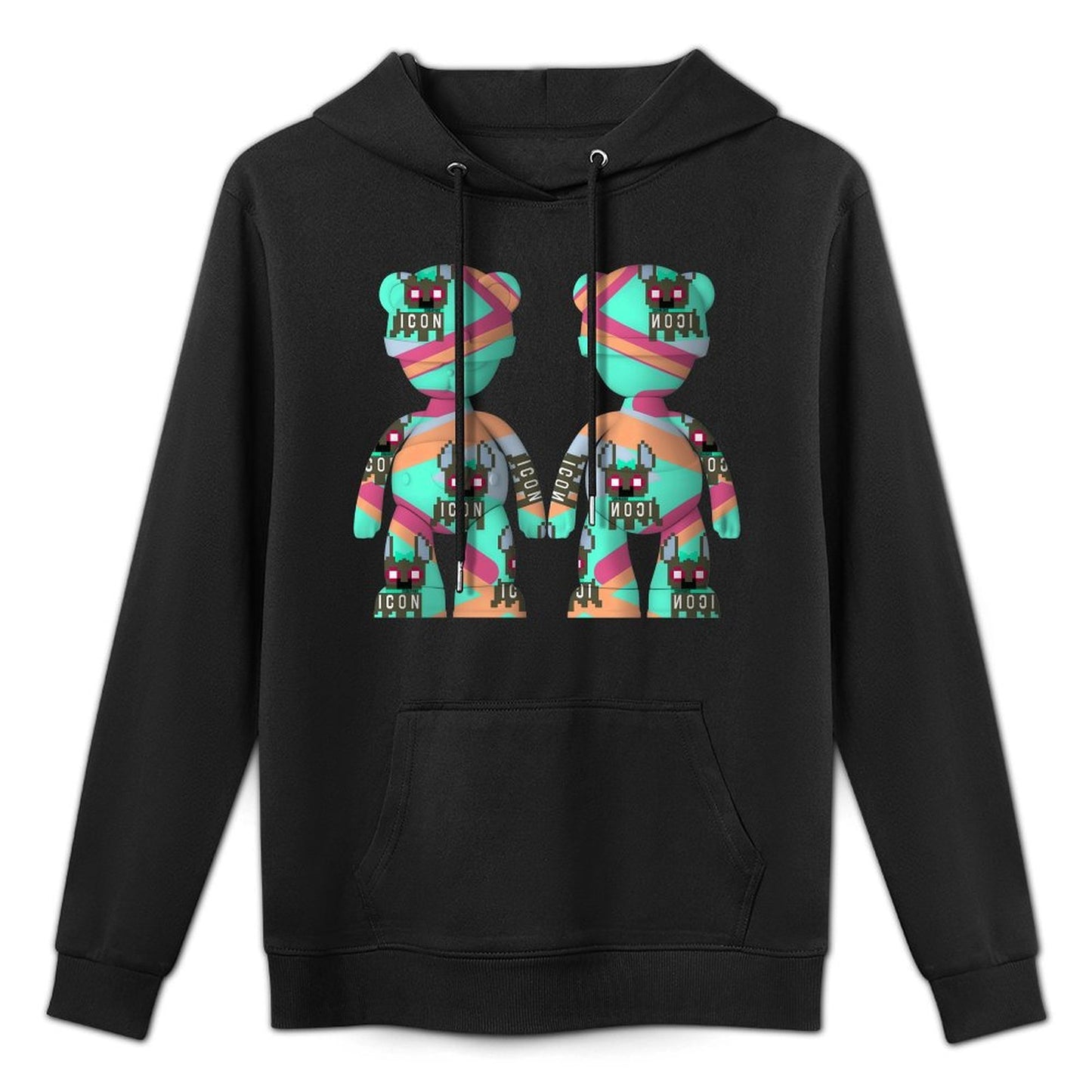 IPIB 250g Hooded Pocket Sweatshirt Front GraphicMen's Hooded  Sweatshirt6000078-2