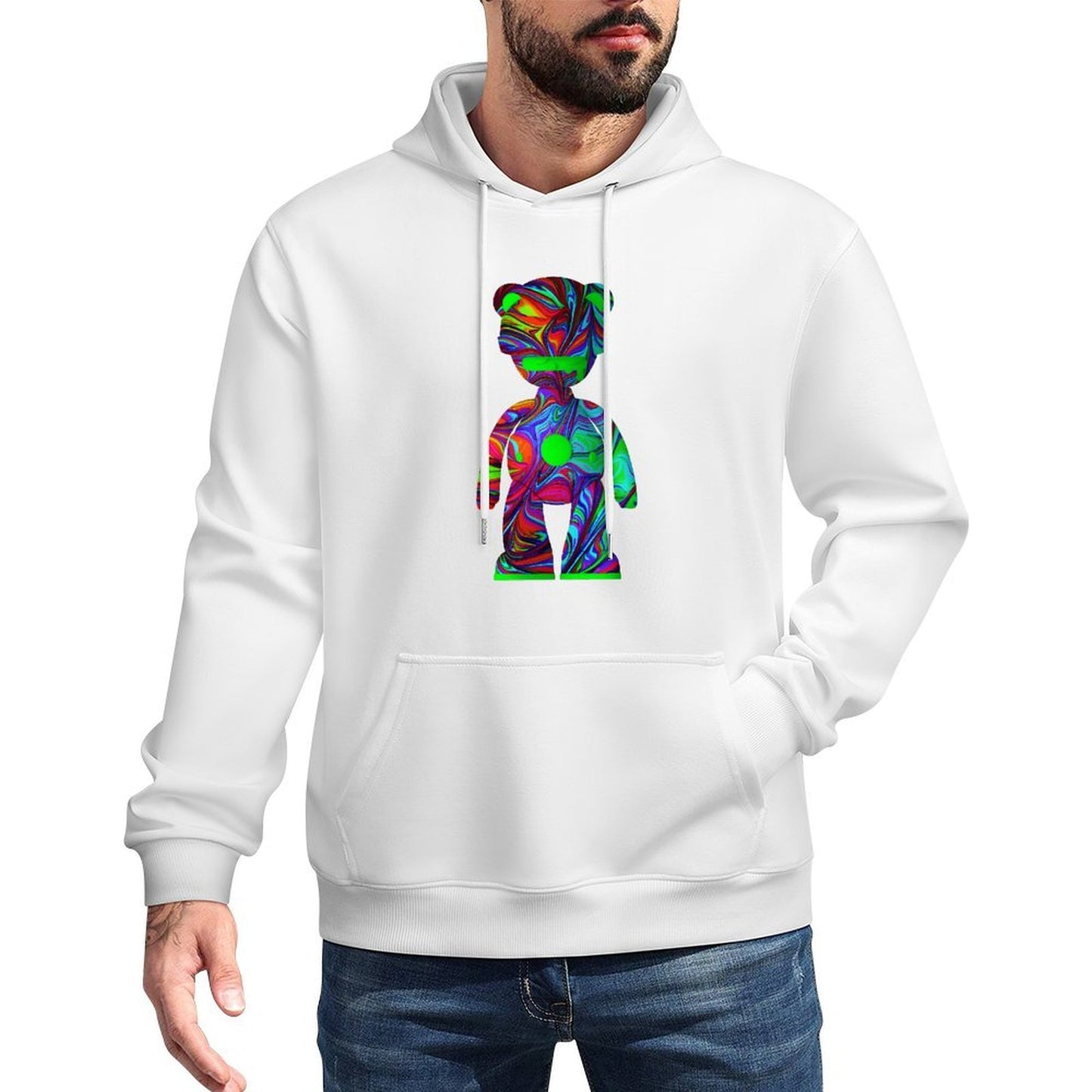 IPIB 250g Hooded Pocket Sweatshirt Front GraphicMen's Hooded  Sweatshirt6000114-1