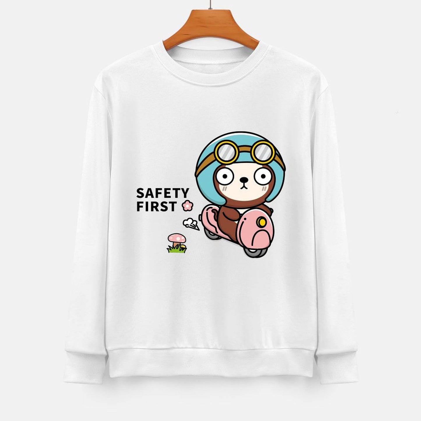 Front Patterned Long Sleeve TopStudio LifestyleLine