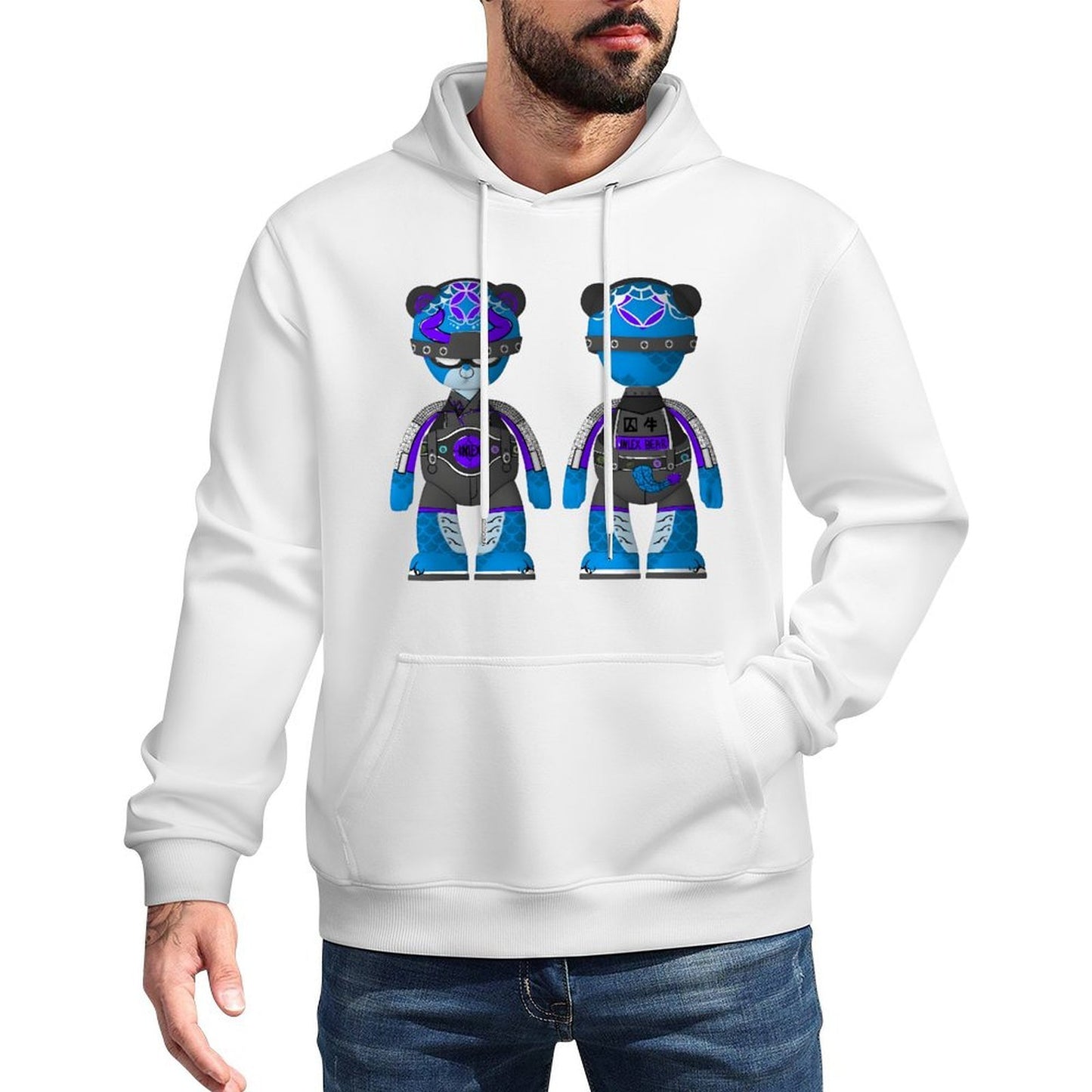 IPIB 250g Hooded Pocket Sweatshirt Front GraphicMen's Hooded  Sweatshirt6000095-1