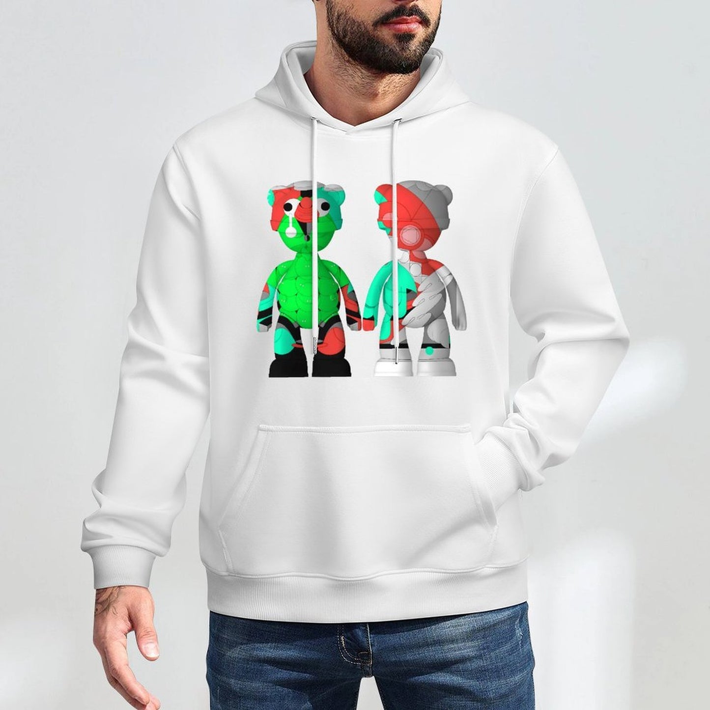 Hoodie Front PatternRetro BasicSeries