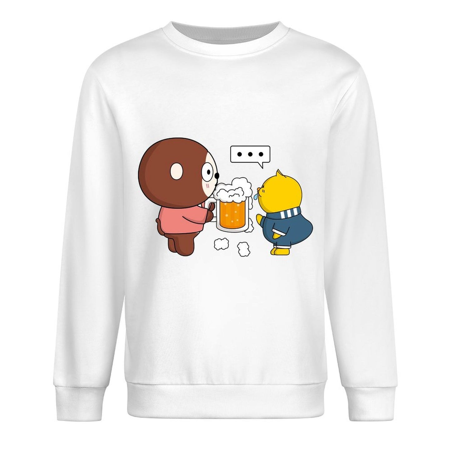 IPBR 250g Crew Neck Long Sleeve Sweatshirt Front GraphicCrew Neck Long Sleeve Sweatshirt4000759