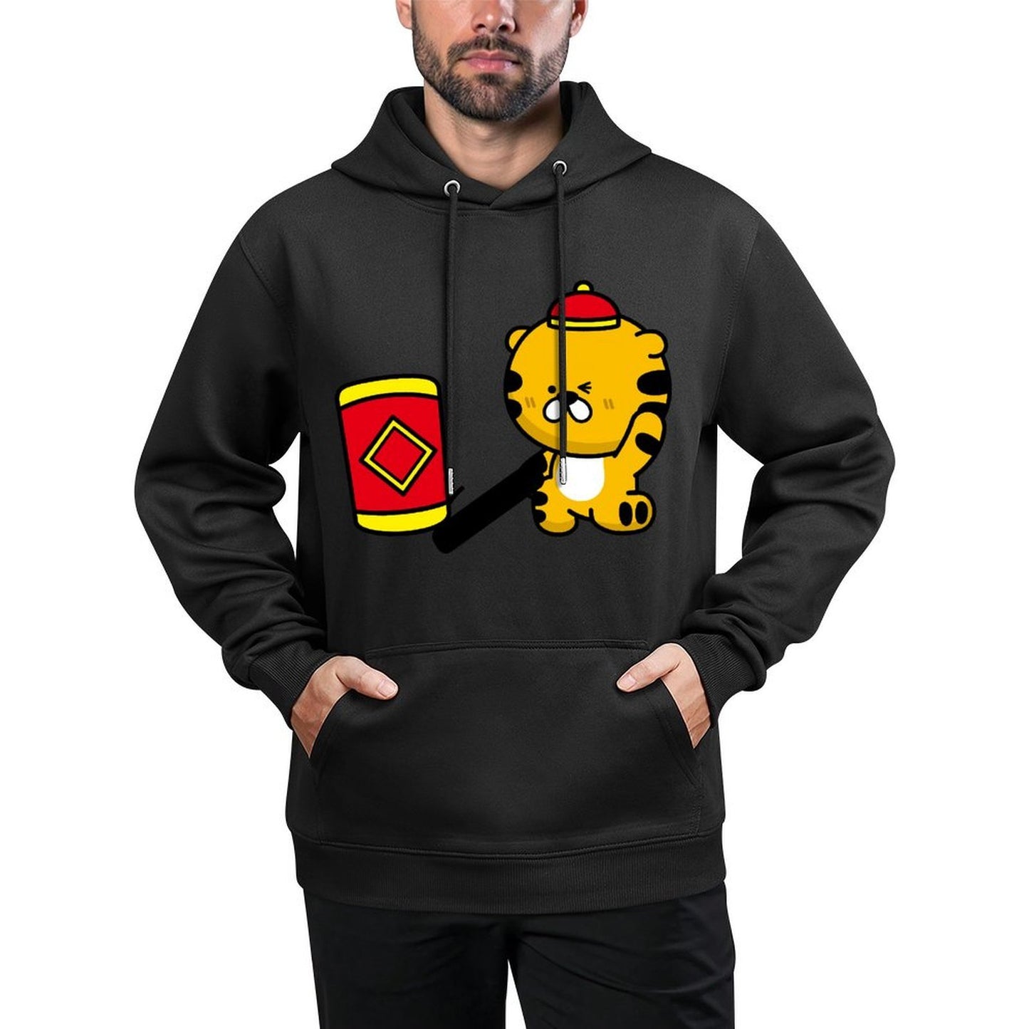 IPBR 250g Hooded Pocket Sweatshirt Front GraphicMen's Hooded  Sweatshirt4000211