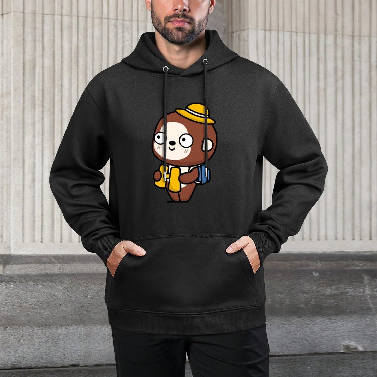 IPBR 250g Hooded Pocket Sweatshirt Front GraphicMen's Hooded  Sweatshirt4000239