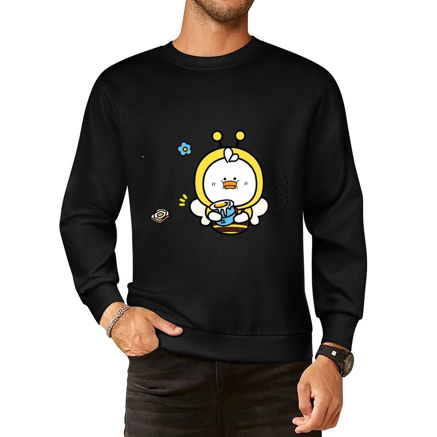 IPBR 250g Crew Neck Long Sleeve Sweatshirt Front GraphicCrew Neck Long Sleeve Sweatshirt4001122