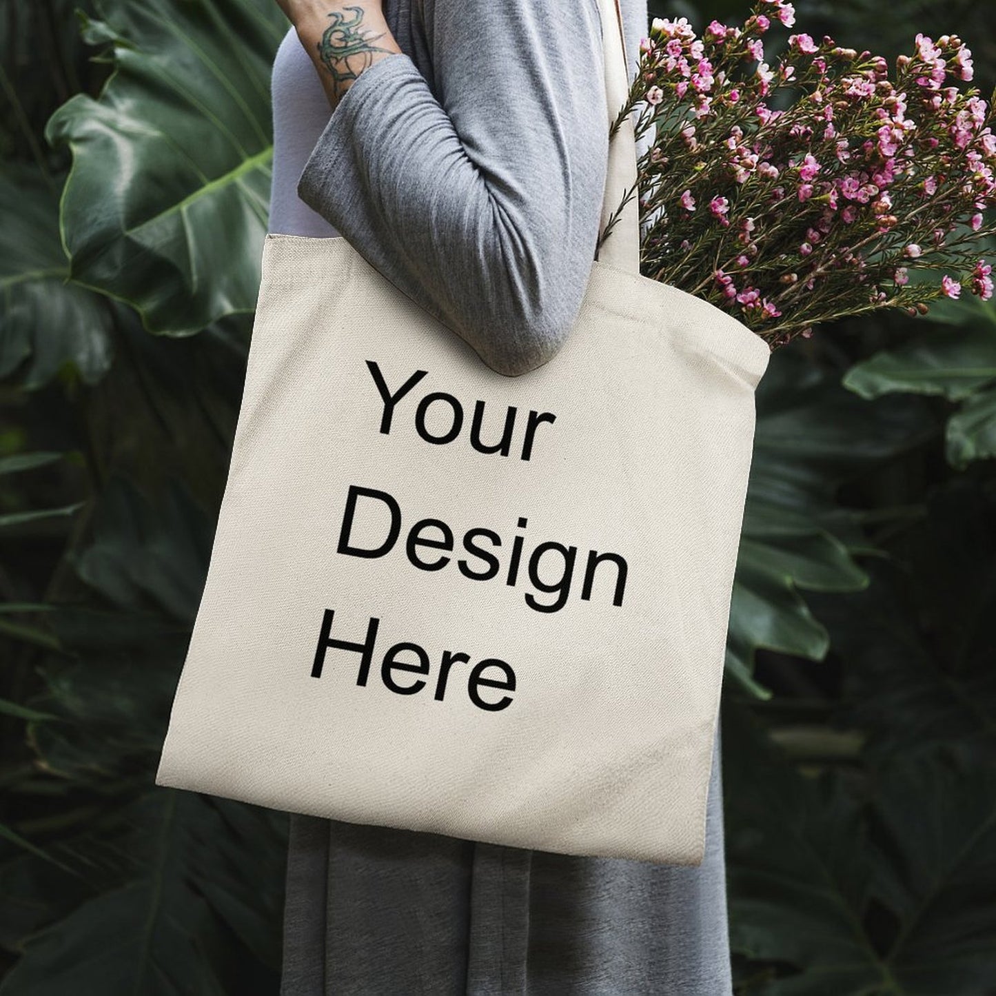 Canvas Tote Bag Style 34x40cm