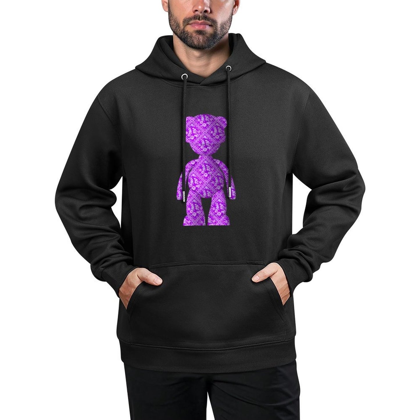 IPIB 250g Hooded Pocket Sweatshirt Front GraphicMen's Hooded  Sweatshirt6000117-4
